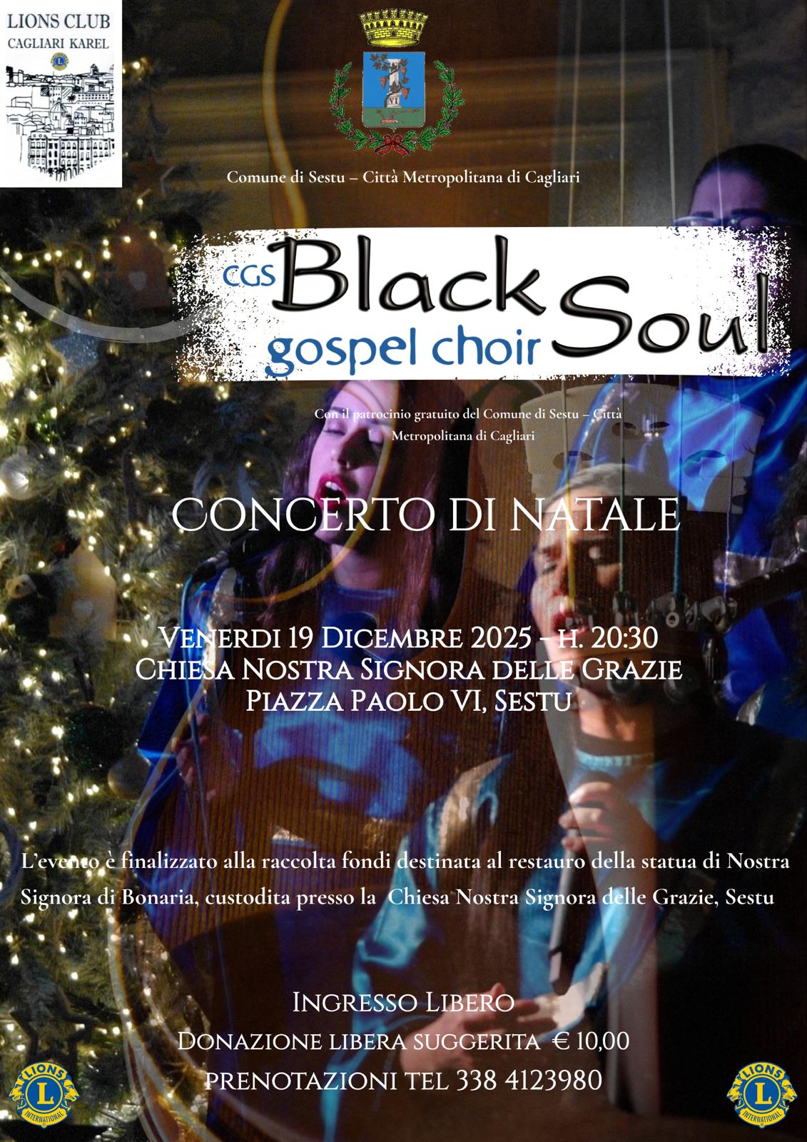 locandina black soul gospel choir